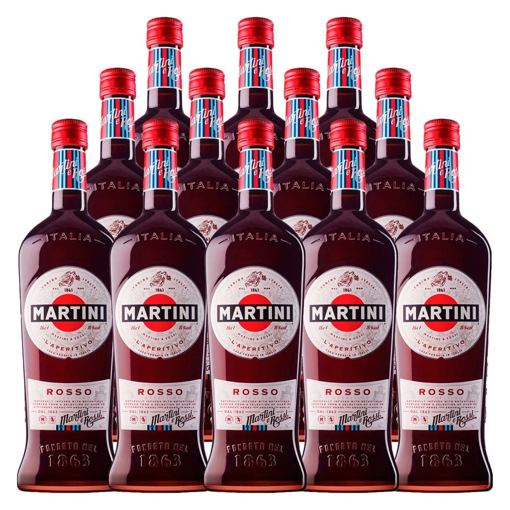 Aperitivo Martini Vermouth Rosso 750ml 12 Unidades