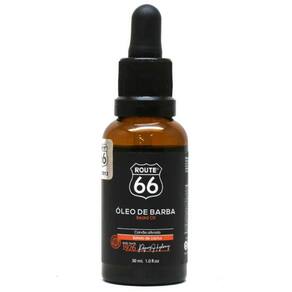 Óleo de Barba Route 66 com Carvão Ativado e Extrato de Cactus 30mL Viking