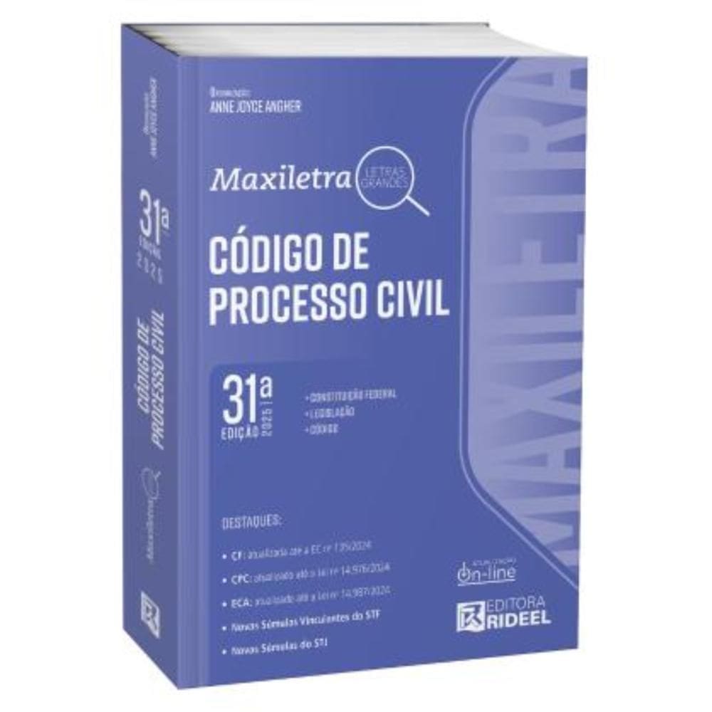 Código de Processo Civil - Maxiletra - CPC 2025 Rideel