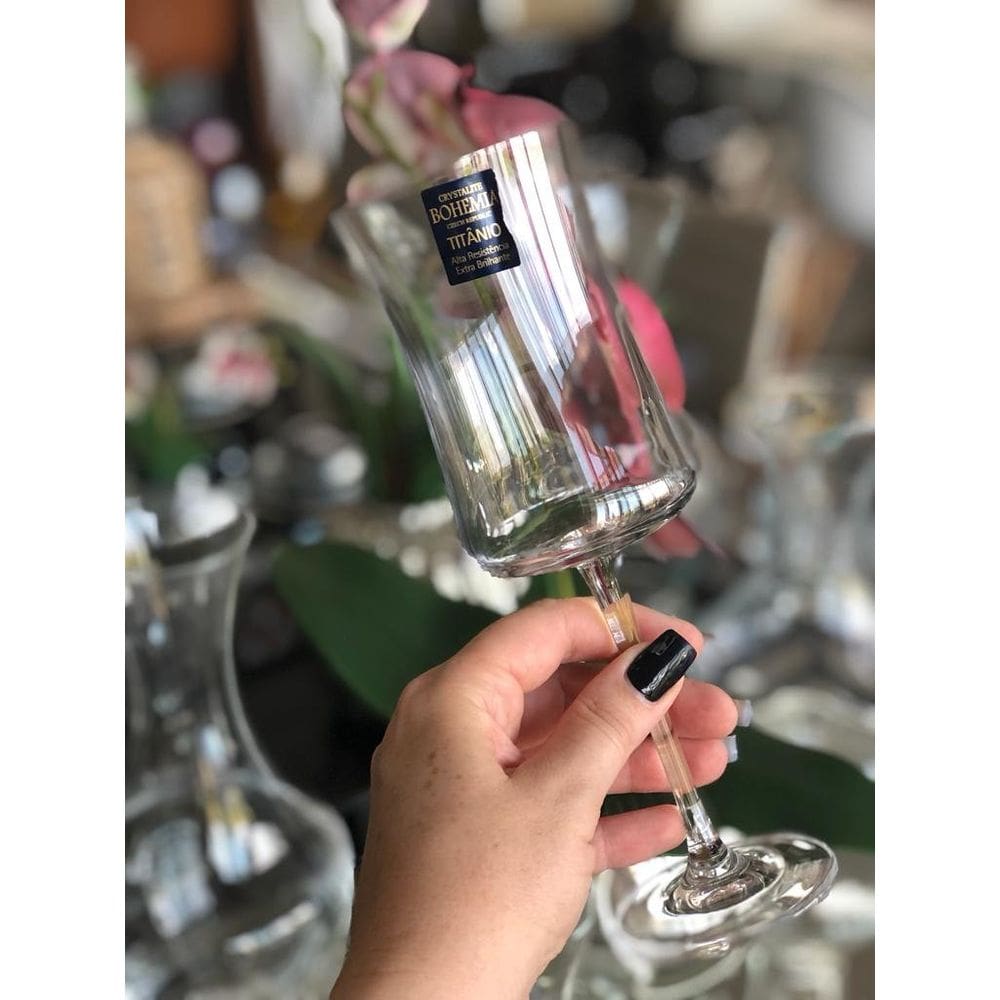 Unidade taça vinho branco Buteo em cristal ecologico 260ml