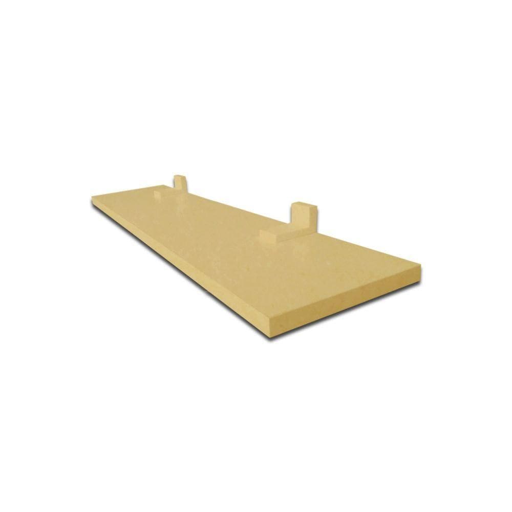 Prateleira Simples Natural 70x20 Cm Com Suporte Em Mdf [f031]