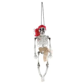 Esqueleto Decorativo Pirata 40Cm Para Pendurar Halloween