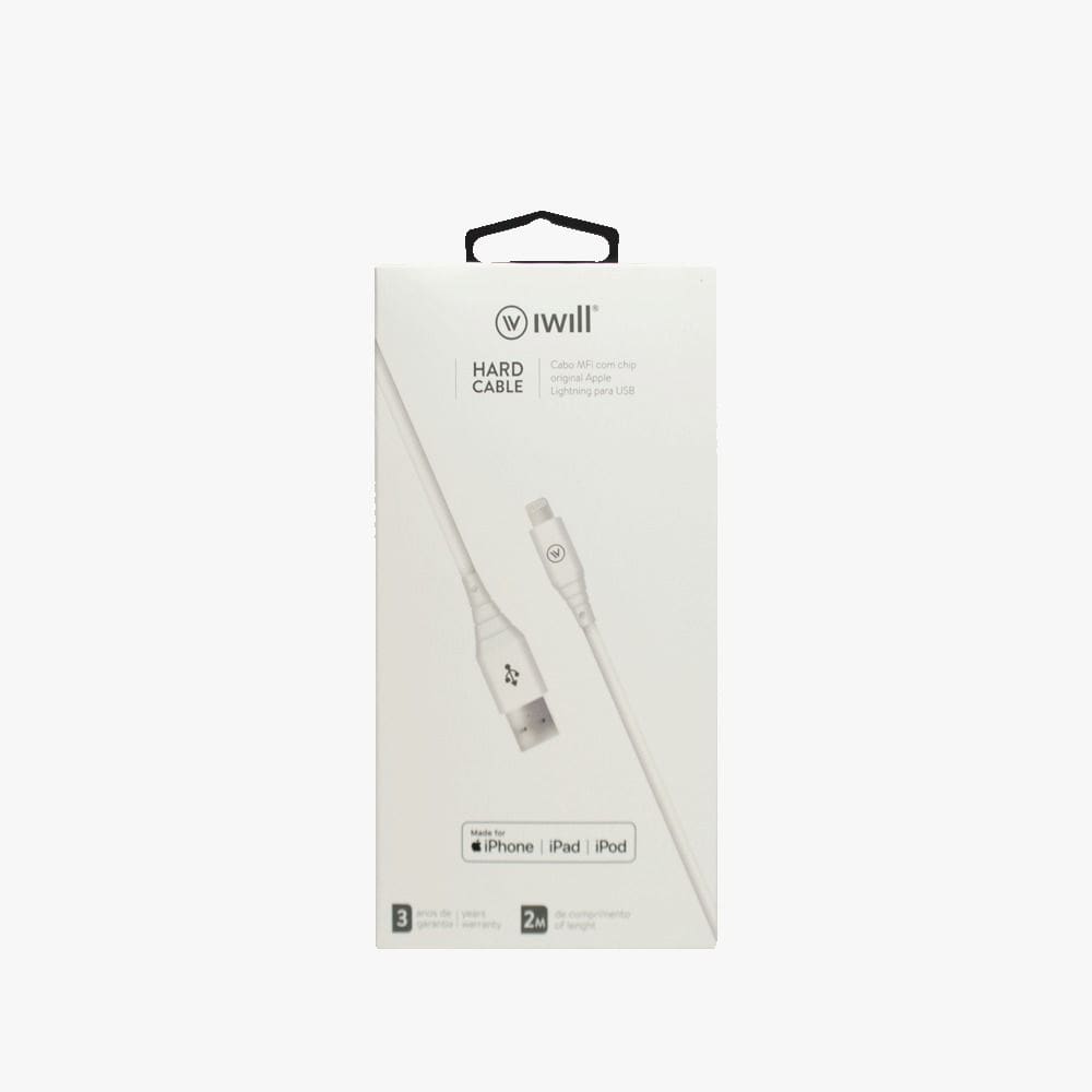 Cabo Usb para Mfi Lighthing Hard Cable 2.0m iWill