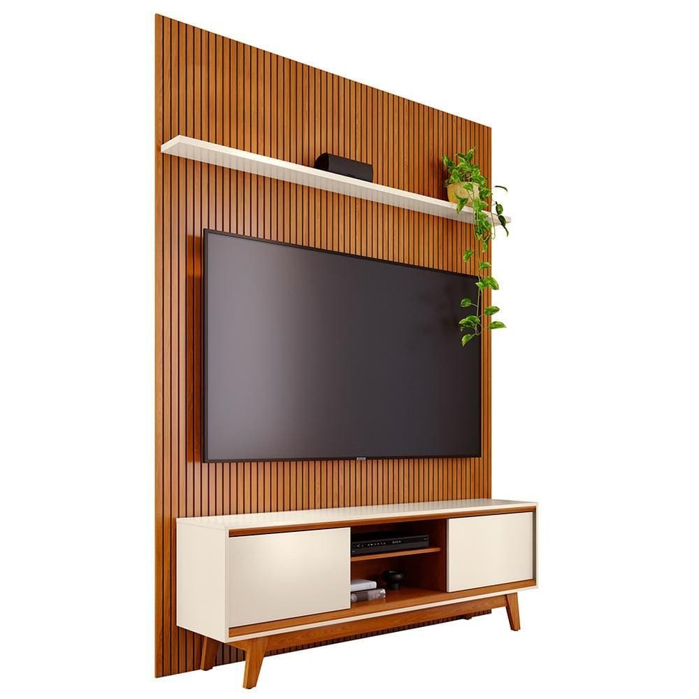 Rack Bancada com Painel Milo para TV até 75” - Madetec