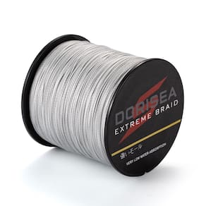 Linha de pesca Dorisea Extreme Braid 100% PE cinza 300 m 300 libras