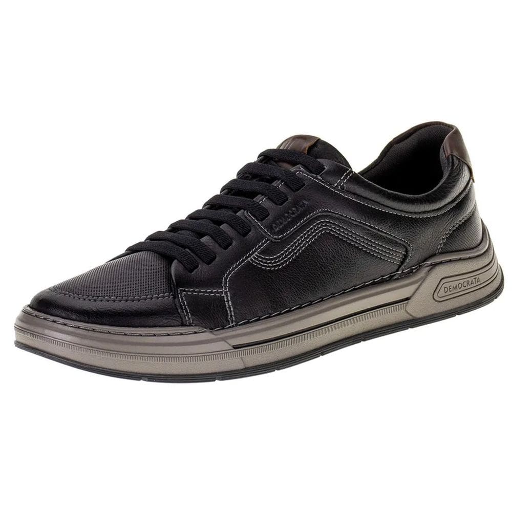 Sapatênis Masculino Casual Couro Democrata Denim Volp