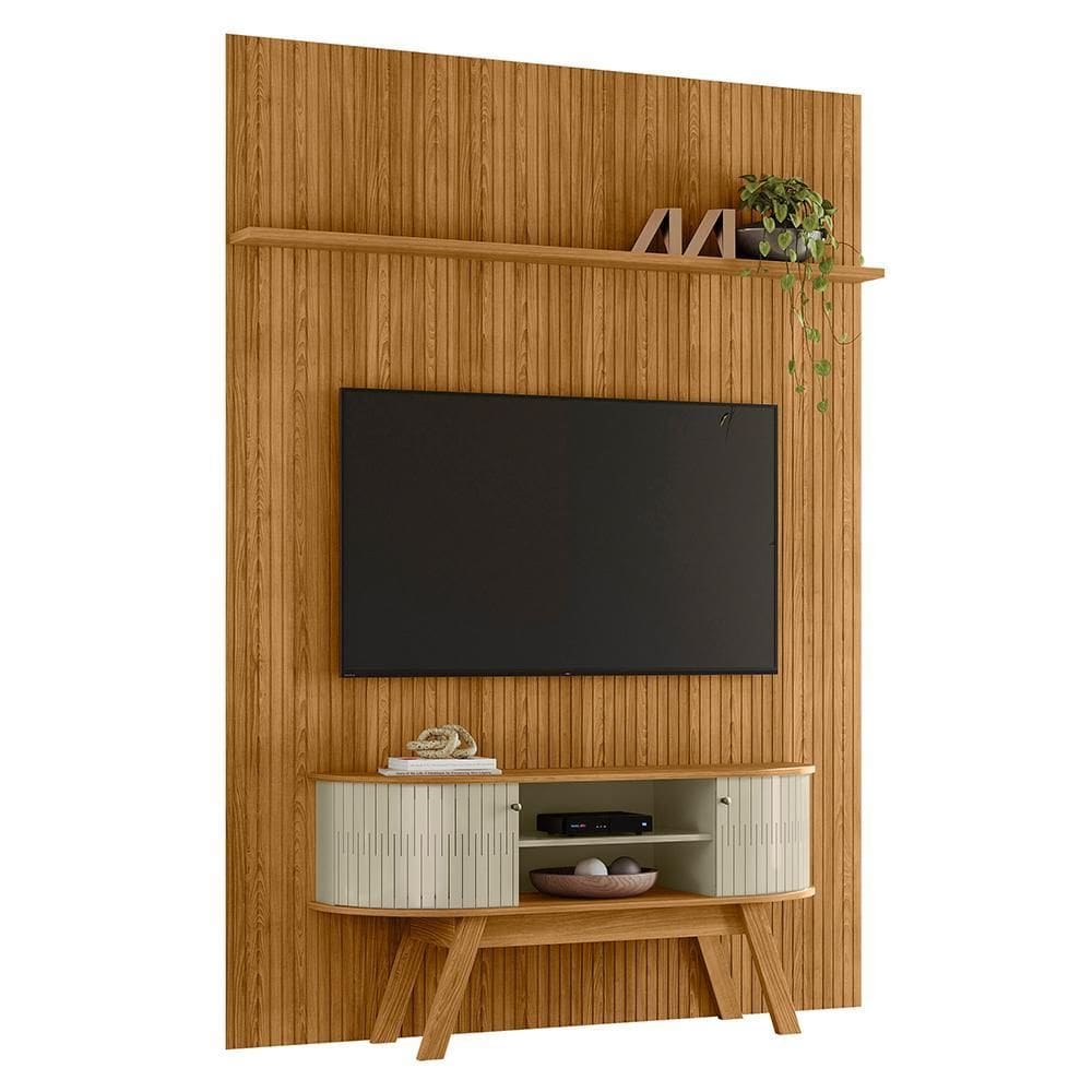 Rack Bancada com Painel Silverstone para TV até 75” - Madetec