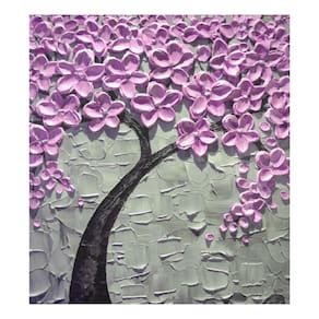 Tampa magnética para lava-louças Naanle Purple Tree of Life 60x66cm