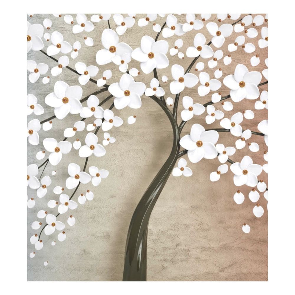 Tampa magnética para lava-louças Naanle Floral Tree of Life 60x66cm