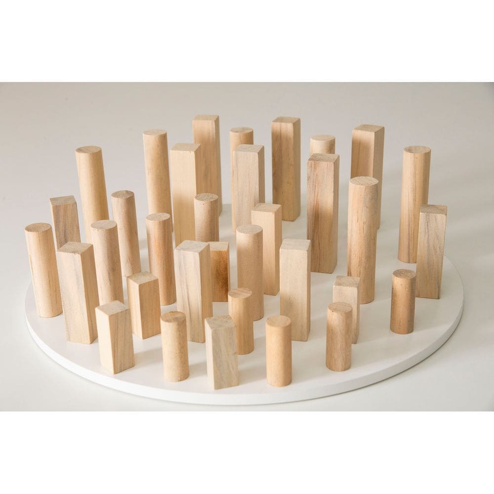 Kit Bonecos Madeira Emoji - Bonecos para Constelação Familiar