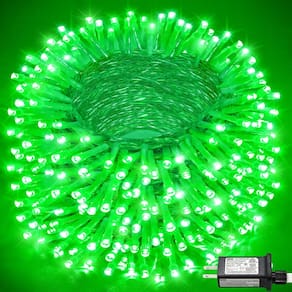 Luzes de Natal Nielfoi 132FT 400LED Outdoor Green