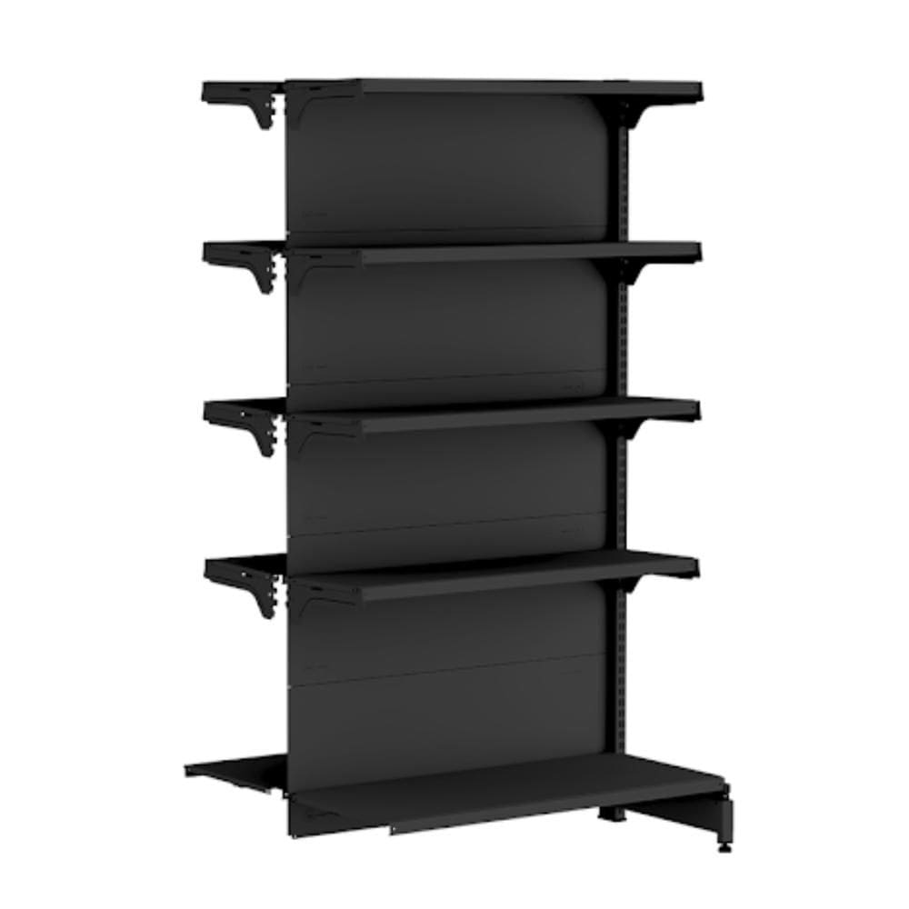 Gondola Fit 40 Continuação Centro 170X90x60 C10 Preto - Amapa