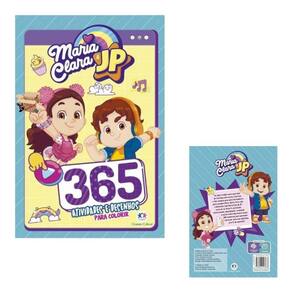 Livro 365 Atividades Desenhos Para Colorir Maria Clara E Jp