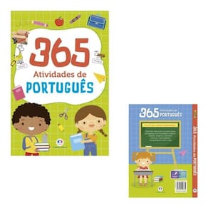 Livro Infantil 365 Atividades De Português Apoio Escolar