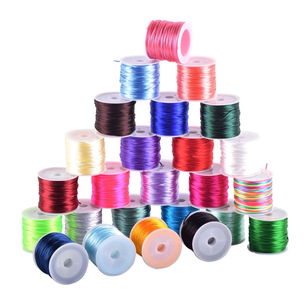 Pulseira de cordão Making String KONMAY Nylon Rattail 450 m 1,5 mm