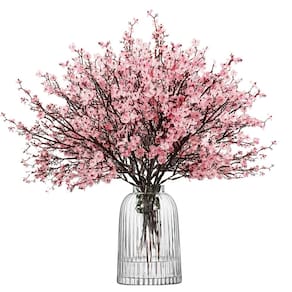 Flores artificiais Uieke Baby Breath Faux Pink x30