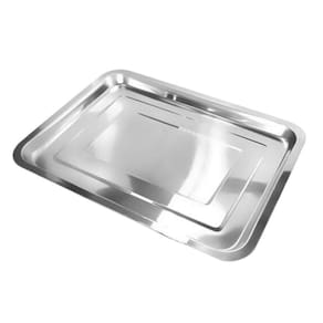 Bandeja Inox Rasa Retangular 45 X 35 Multi Uso Servir Grande