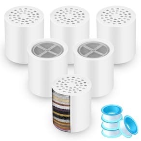 Cartucho de substituição de filtro de chuveiro Enhon 20 Stage x6 Pack