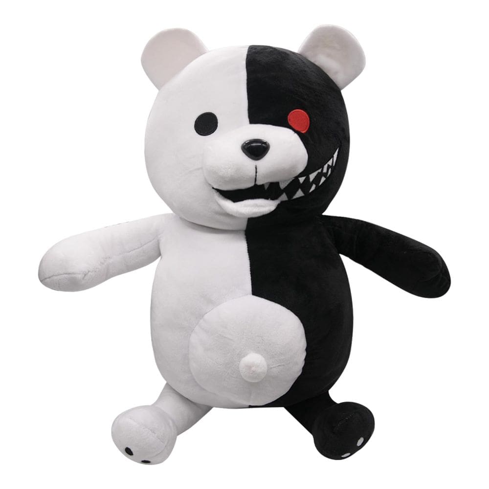Brinquedo de pelúcia Werycos Black White Bear 50cm para crianças