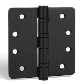 Dobradiças de porta Goldenwarm 4" Black Ball Bearing, pacote com 3