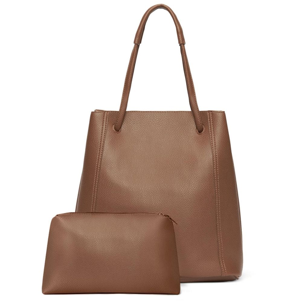 Bolsa de mão Dulcet Project Tote Shoulder Brown Leather Feminina