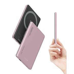 Pacote de bateria Magsafe de 5,000mAh 0,8 cm Slim Rose Gold