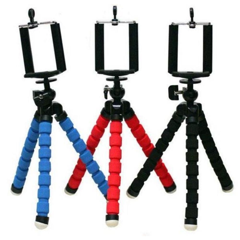 Mini Tripé Flexível Universal - Suporte Celular Portátil
