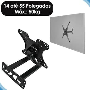 Suporte TV Articulado 14-55 Polegadas - 50kg