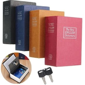 Cofre Livro Inglês Dinheiro Camuflado (Grande)