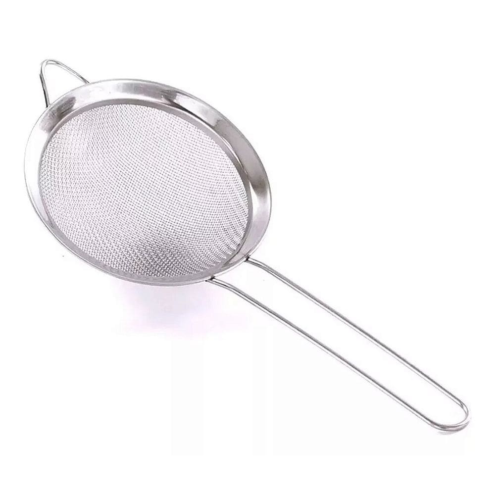 Peneira Pequena 10cm em Aço Inox