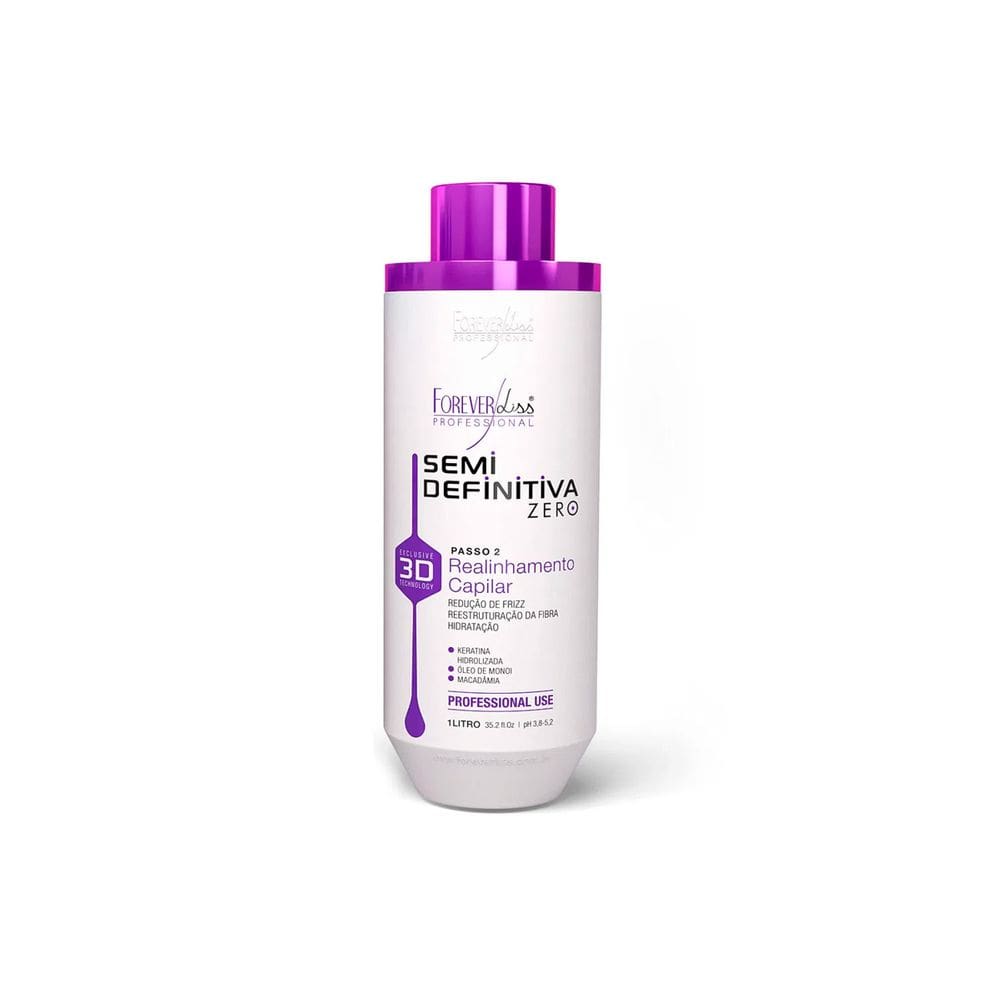 Escova Progressiva Semi Definitiva 3D Forever Liss 1000ml