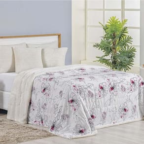 Cobertor Solteiro Top Line Estampado Hipercal-sherpa 1 Peça - Malta