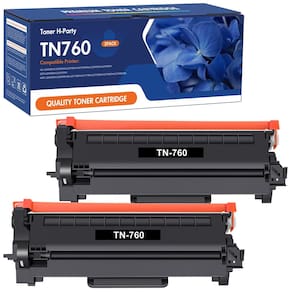 Toner de toner H-Party TN760 TN730 para impressora Brother, pacote com 2