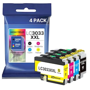 Cartuchos de tinta PrintImpression LC3033XXL para impressora Brother