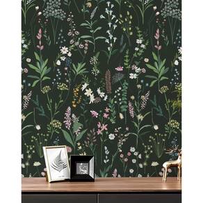 Papel de parede JiffDiff Floral Peel and Stick Farm Floral 14.5m²
