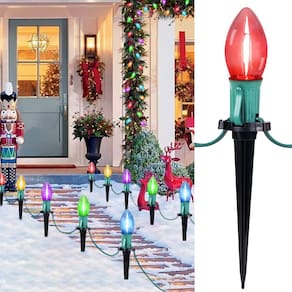 Luzes de corda de Natal Brightown C9 7,8 m 20 LED multicoloridas