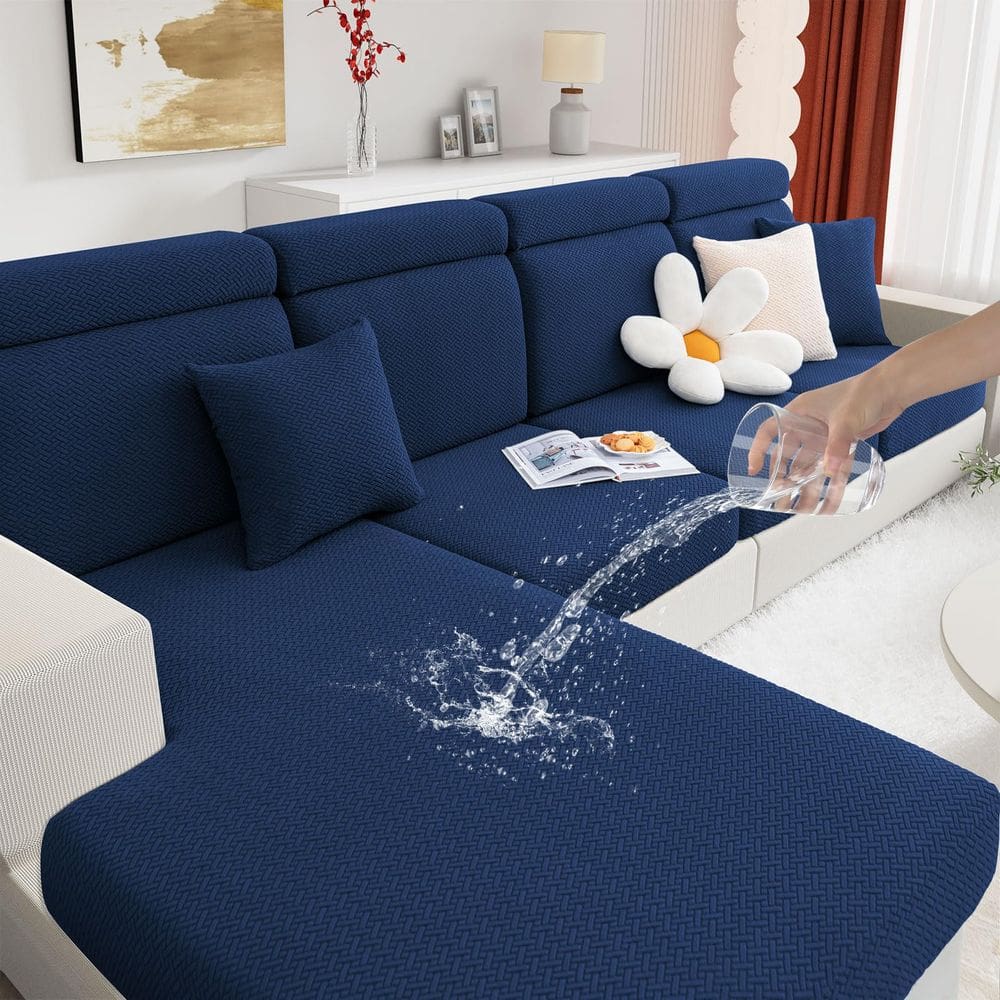 Capas de almofada Hyha Waterproof Chaise Couch Sofá secional