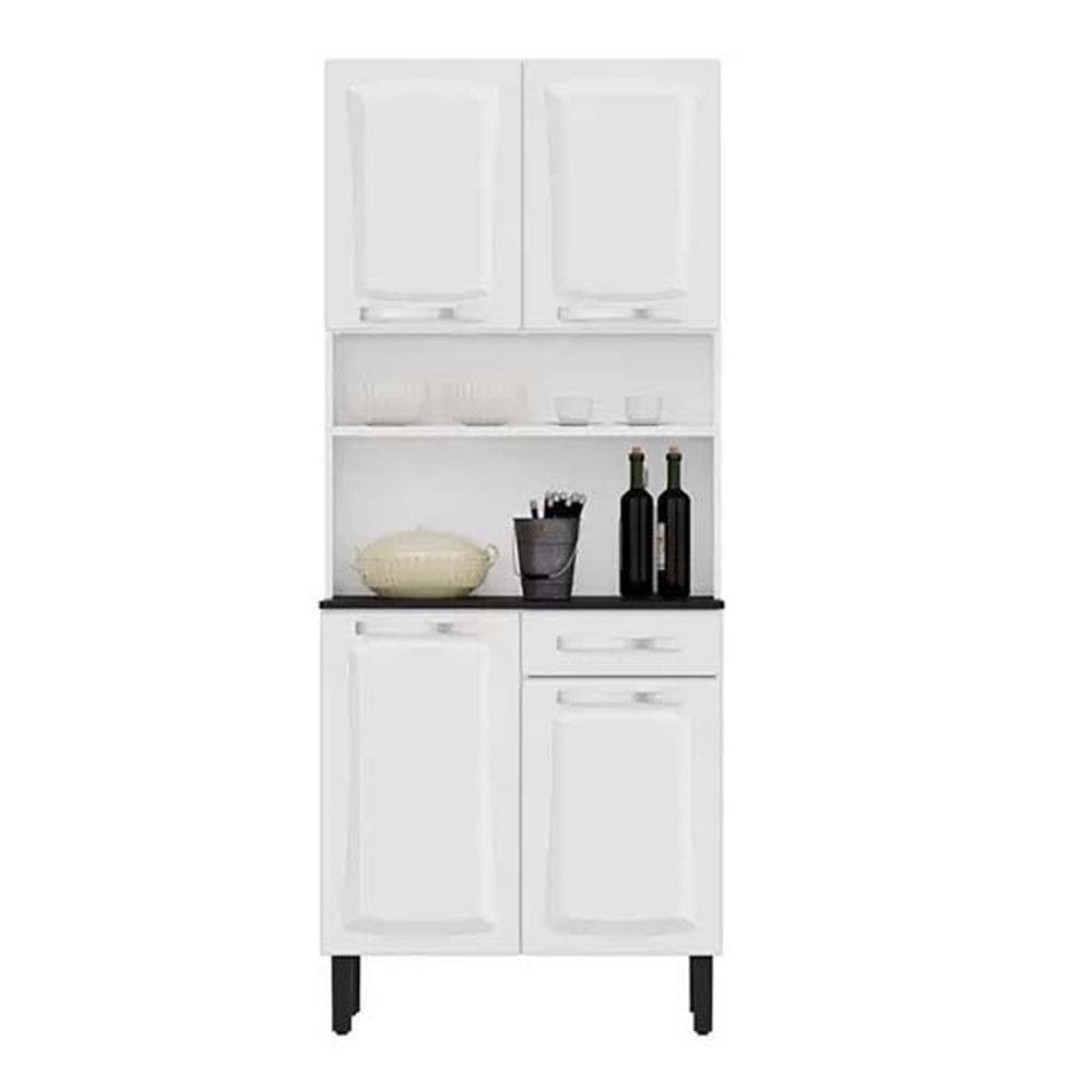 Armário Compacto Itatiaia Pratika 80cm 4 Portas 1 Gaveta