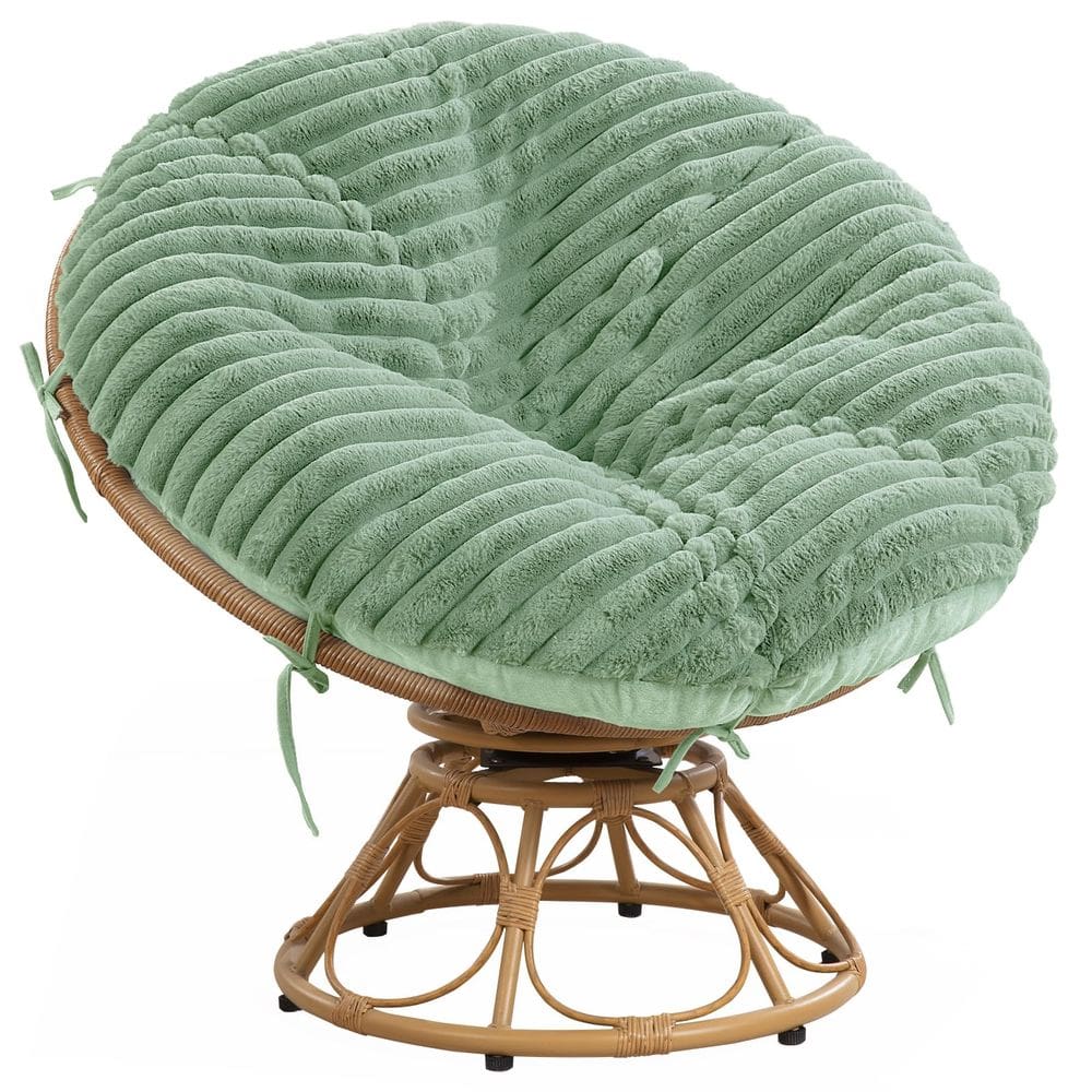 Capa de almofada para cadeira Papasan HOMBYS Fluffy Shaggy Faux Fur
