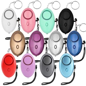 Alarme pessoal Vonsted Safe Sound 140dB com luzes LED x12