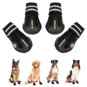 Dog Shoes Coagt Botas antiderrapantes impermeáveis para cães grandes