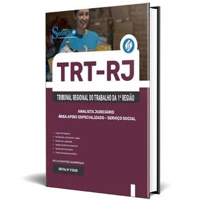 Apostila Trt Rj 2025 Analista Judiciário Área Apoio