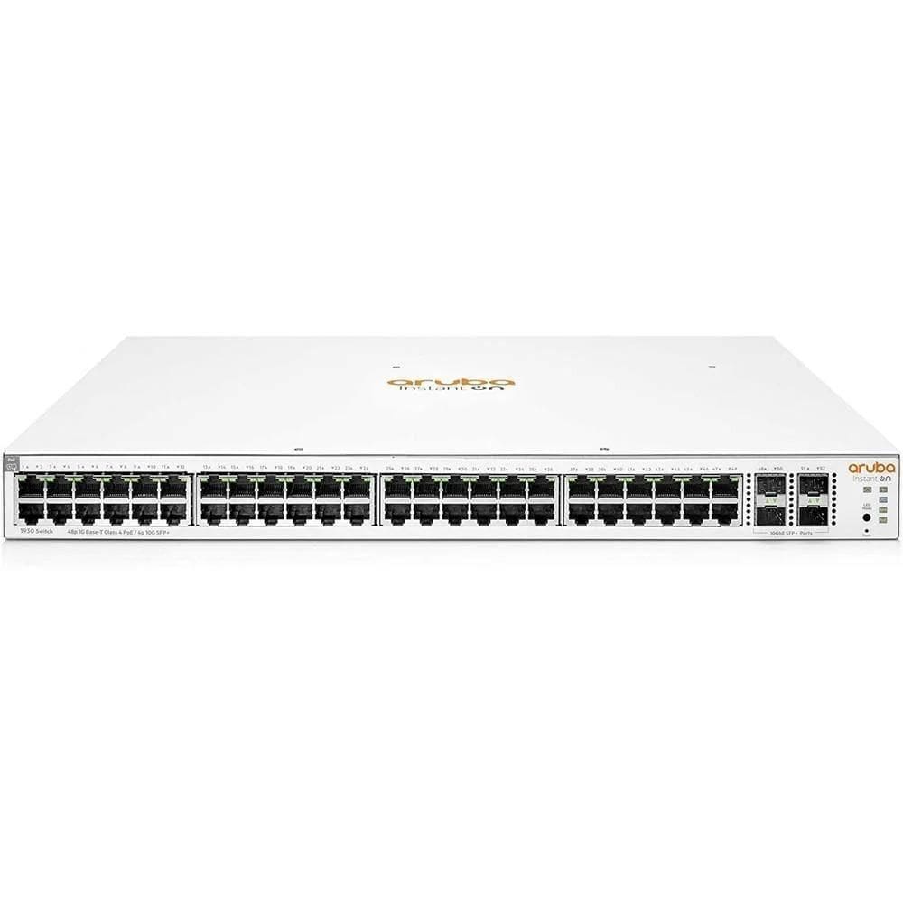 Switch Hpe Aruba L2+ 1930 48P Poe 10/100/1000 + 4P Giga Sfp+ 1GB/10GB Gerenciavel