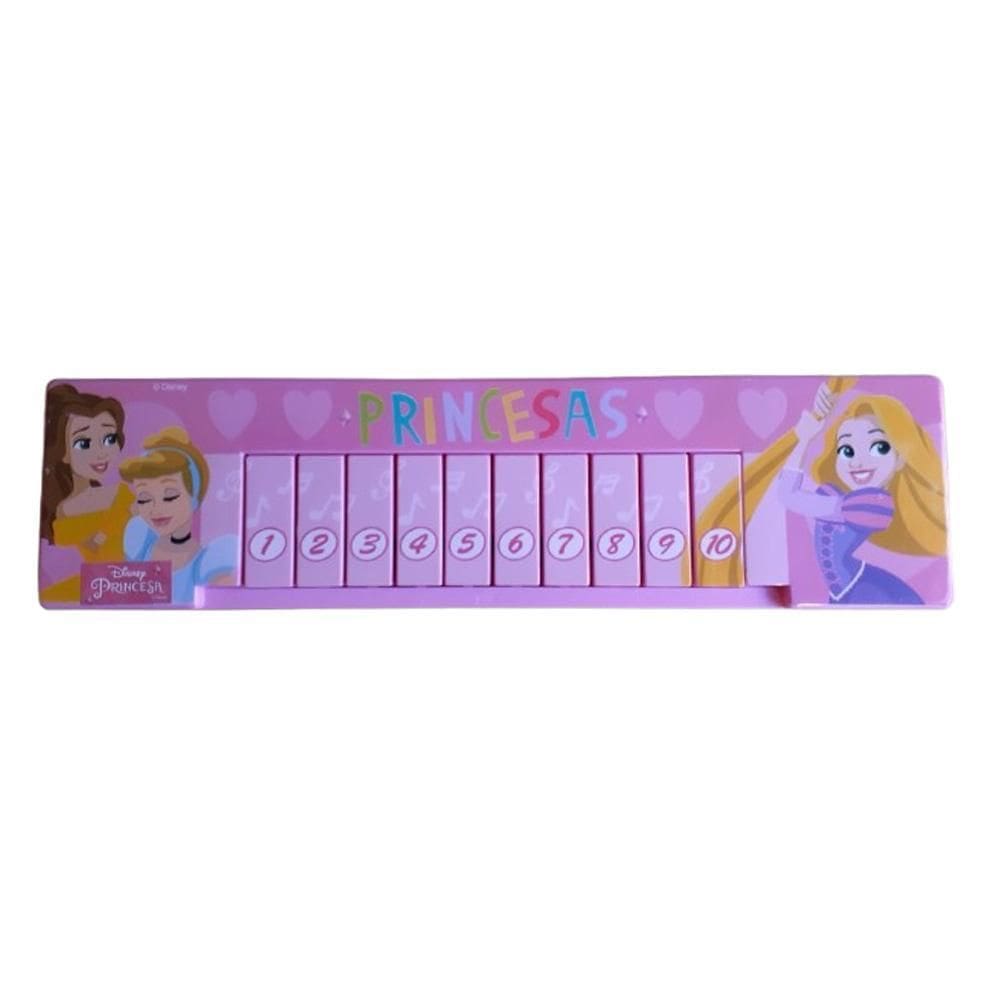 Mini Teclado Musical Piano Infantil Disney Princesa 10Teclas