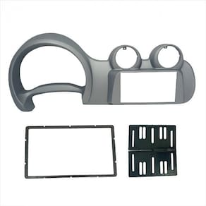 Moldura 2 Din Uno Vivace 10/16, Fiorino G3 14/21 - Cinza