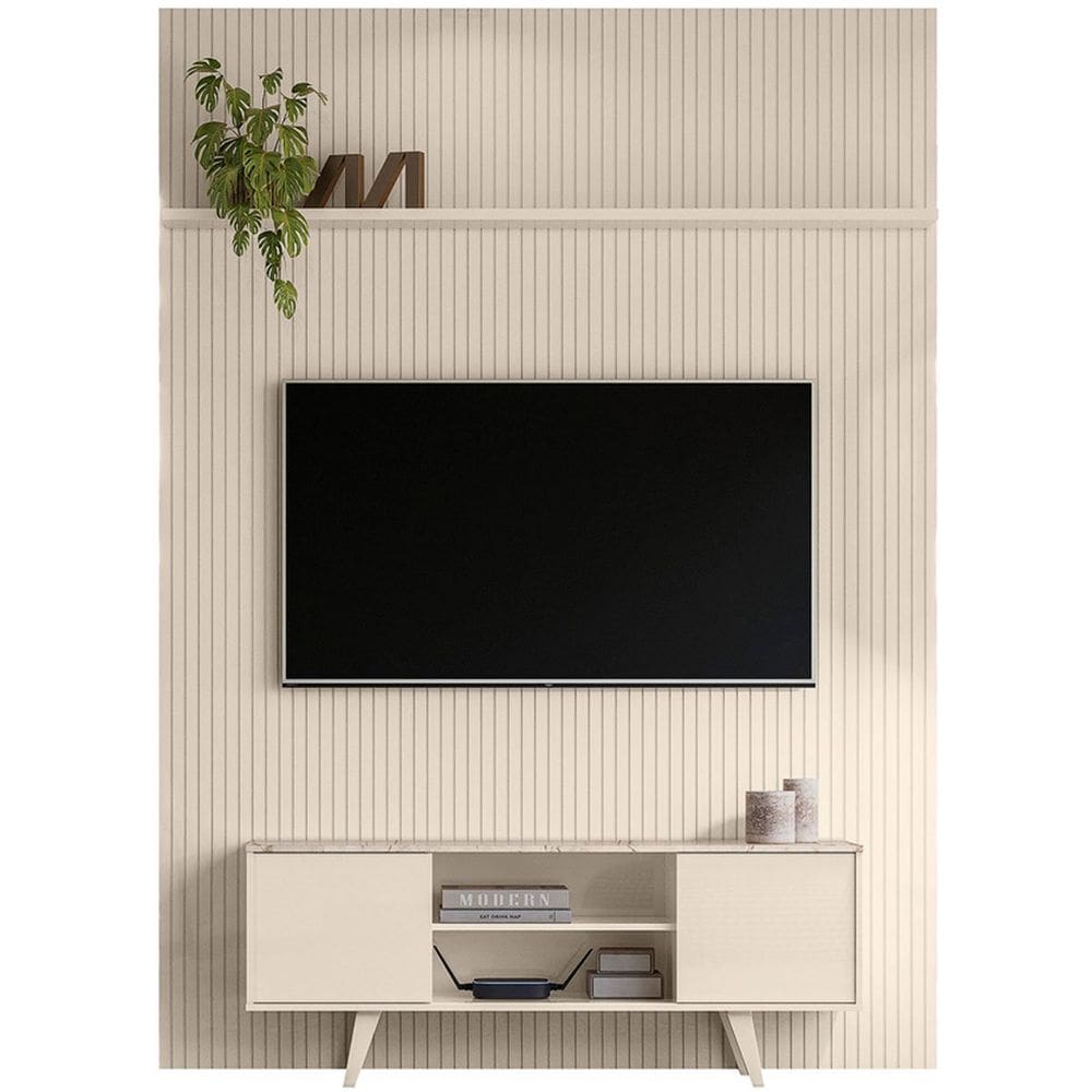 Painel para TV 65 Polegadas Composição Bancada Panor