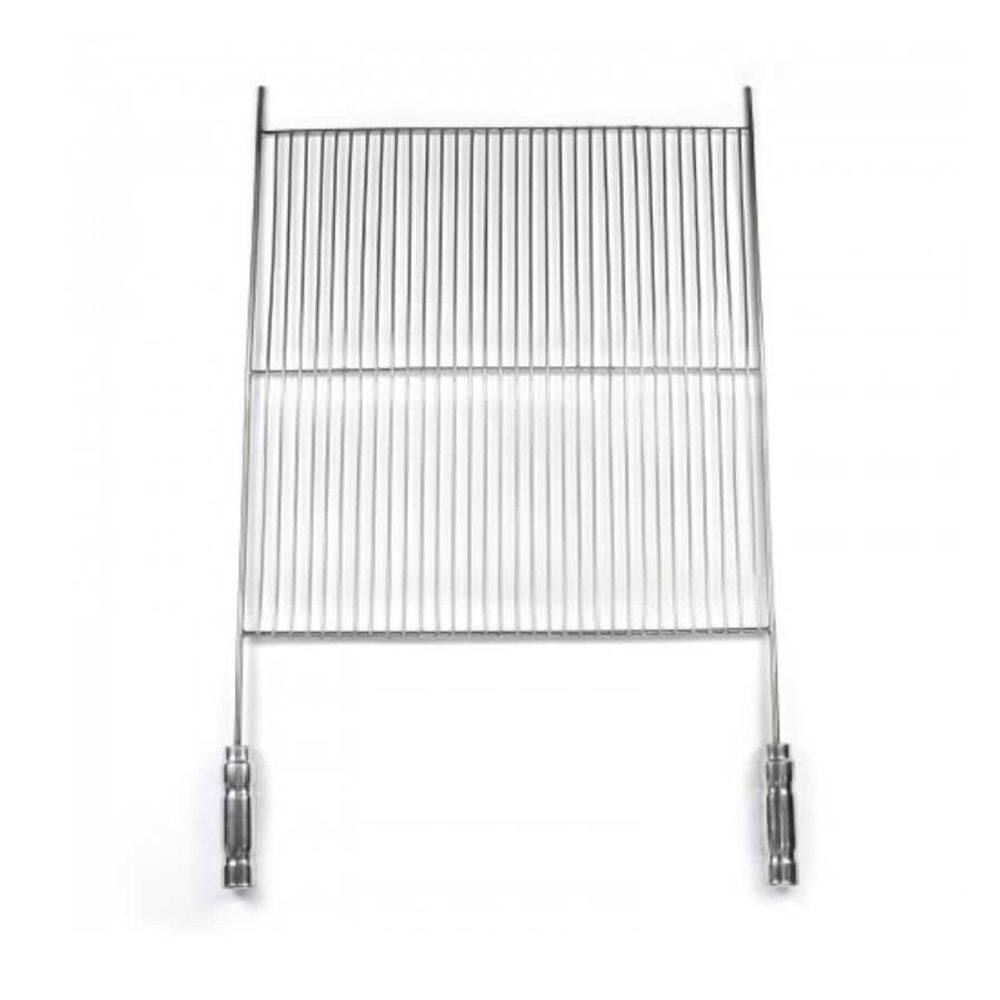 Grelha Aluminio Uruguaian Para Churrasco 40 X 50Cm-Delumins