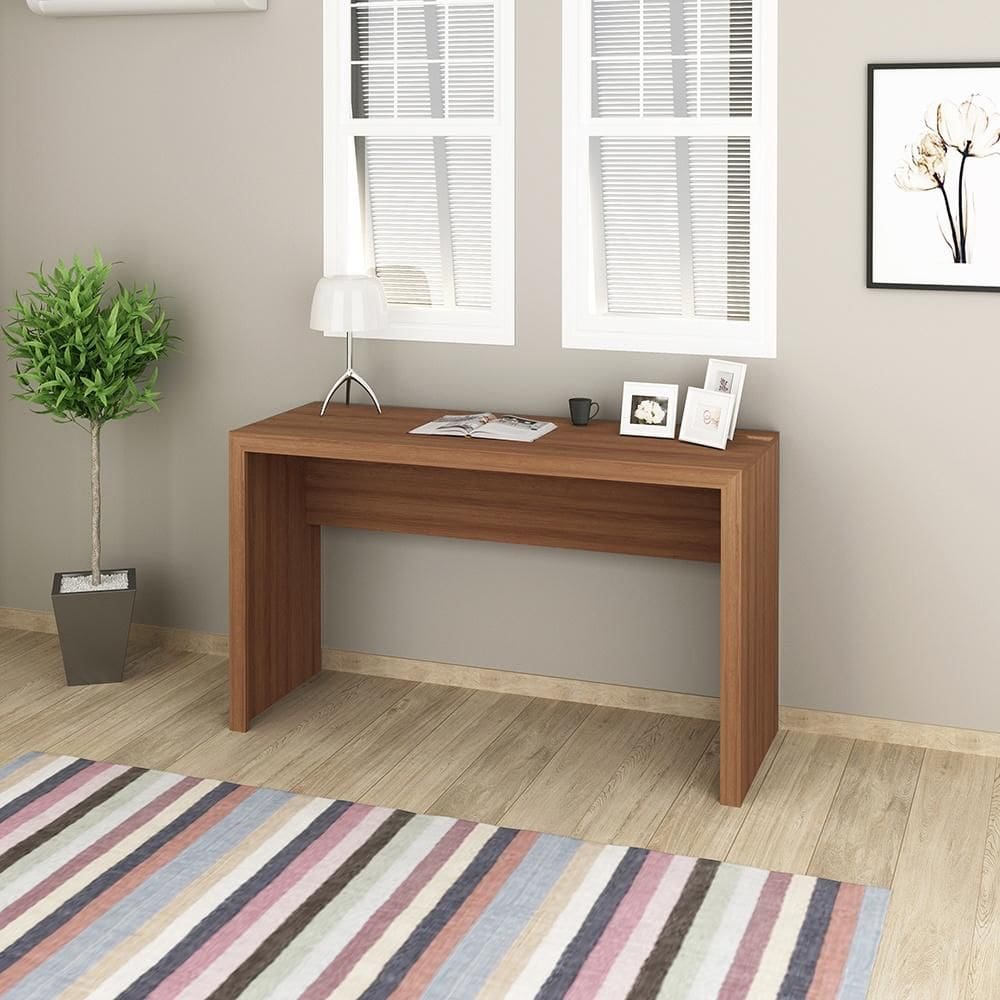 Mesa Escrivaninha para Escritório ME4135 Amêndoa Tecnomobili