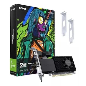 Placa de Vídeo Geforce GT-710 2GB DDR3 64Bits PCYES PPET7102GBLP