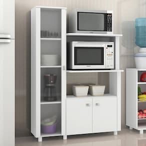 Balcão Multiuso 03 Portas BL3304 Branco Tecnomobili